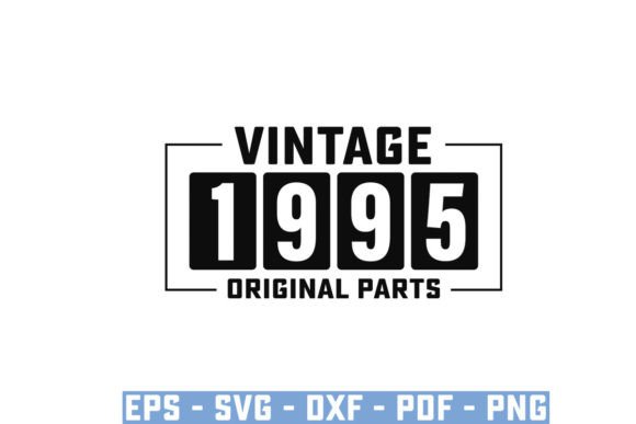 Download Vintage 1995 Original Parts Funny Svg - Funny svg Collection