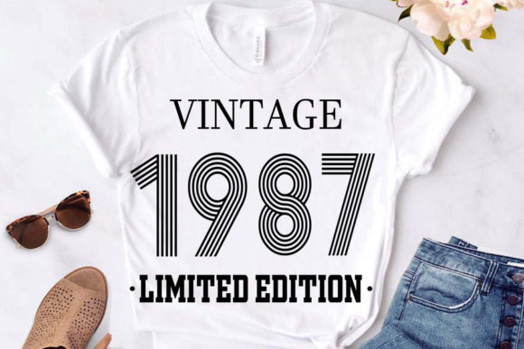 Download Vintage Since 1987 Svg, Birthday Svg, 35 - Premium Resources