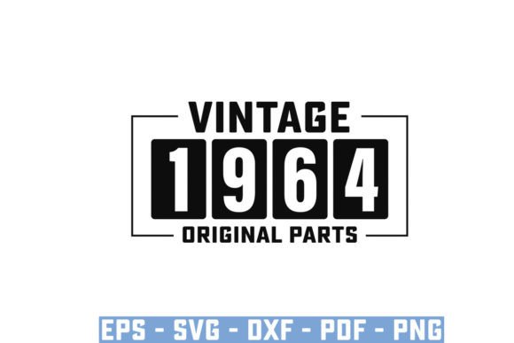 Download Vintage 1964 Original Parts Funny Svg - Funny svg Collection