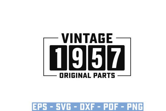 Download Vintage 1957 Original Parts Funny Svg - Funny svg Collection