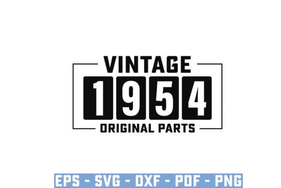 Download Vintage 1954 Original Parts Funny Svg - Funny svg Collection